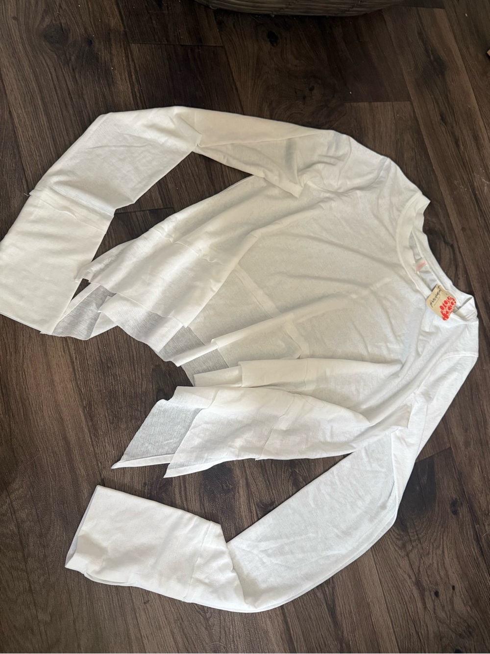 NWT, Free people movement Lightweight White Long Sleeve Top